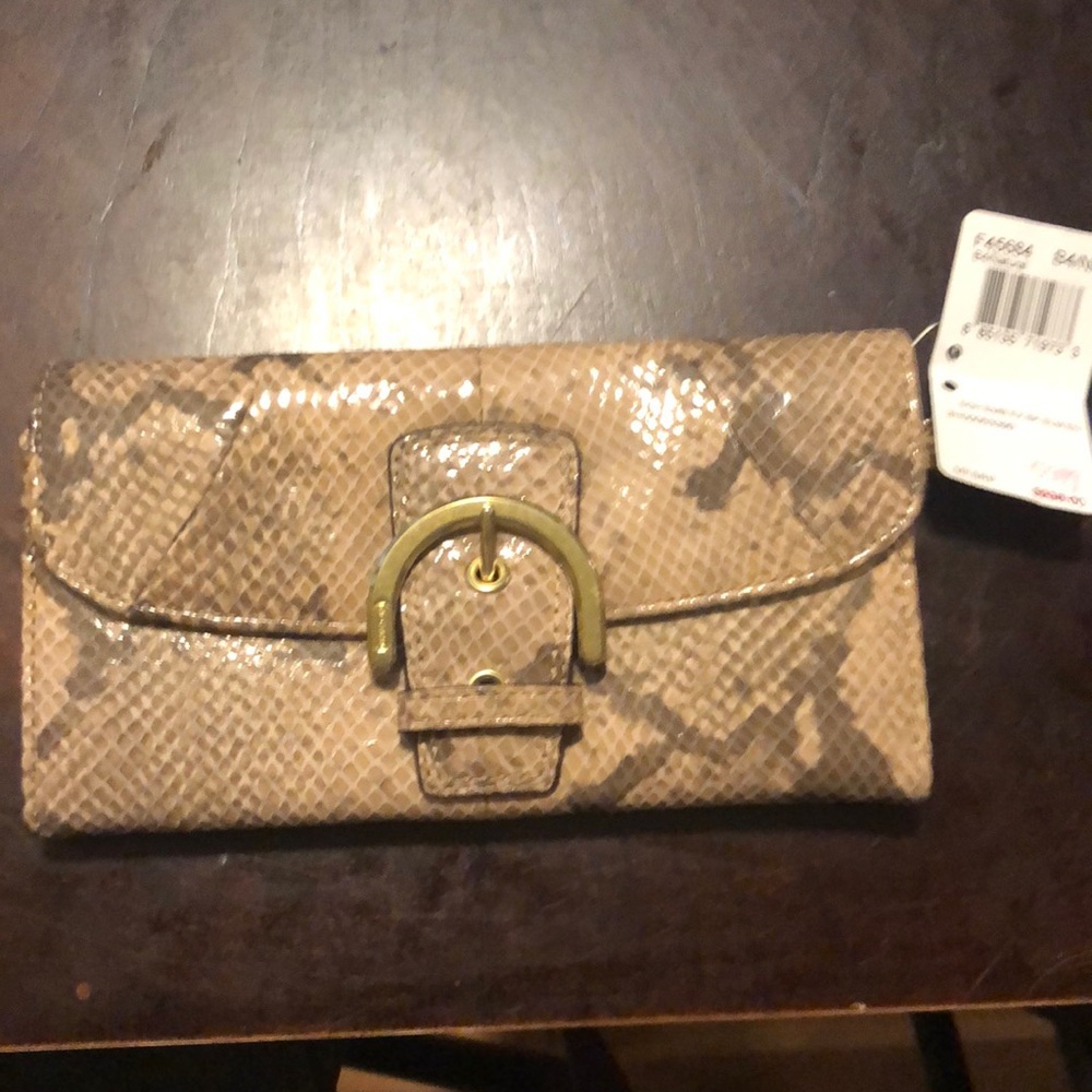 Coach fold wallet
